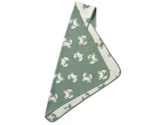 Liewood crab/sandy garnindfarvet hooded babyhåndklæde Alba